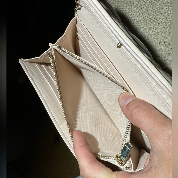 Lady‎ Dior Lambskin Wallet on a chain with Dior Charm Powder Pink - Picture 6 of 16